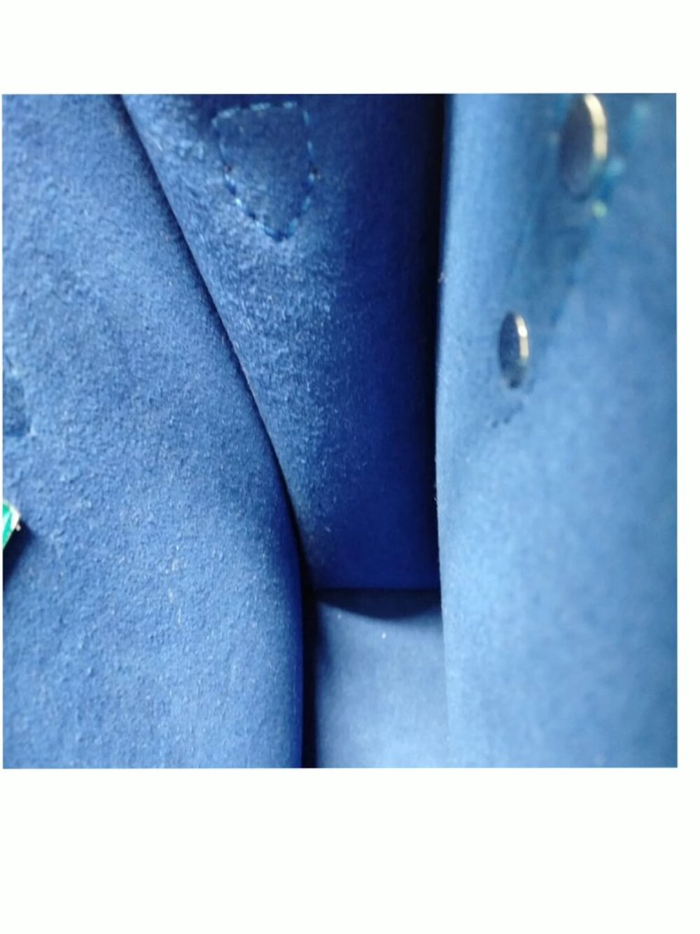 Authentic Louis Vuitton Onthego Mini Blue Green Empreinte Leather Chain Tote Bag - Picture 13 of 16